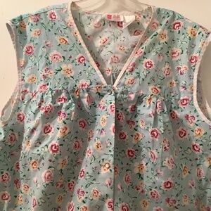 Plus size 4X cobbler apron top smack with snaps and pockets